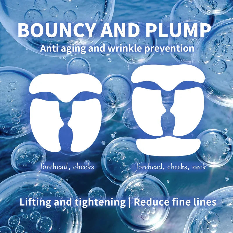 Papel de película de colágeno Soluble, mascarilla Facial completa, tela antienvejecimiento, relleno de colágeno reafirmante, cuidado Facial, 3/4 Uds.