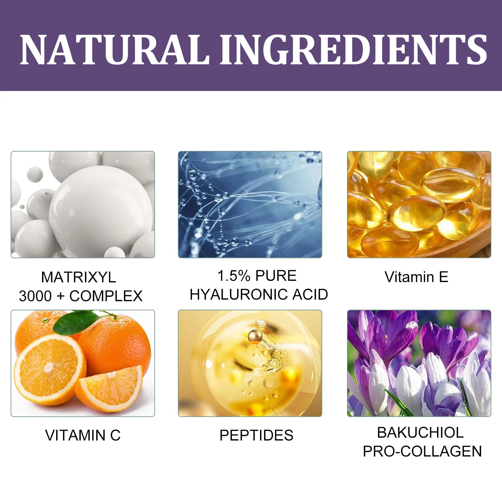 Suero facial de colágeno para eliminar arrugas, reafirmante, antienvejecimiento, líneas finas, blanqueador, iluminador, hidratante, cuidado de la piel, cosméticos